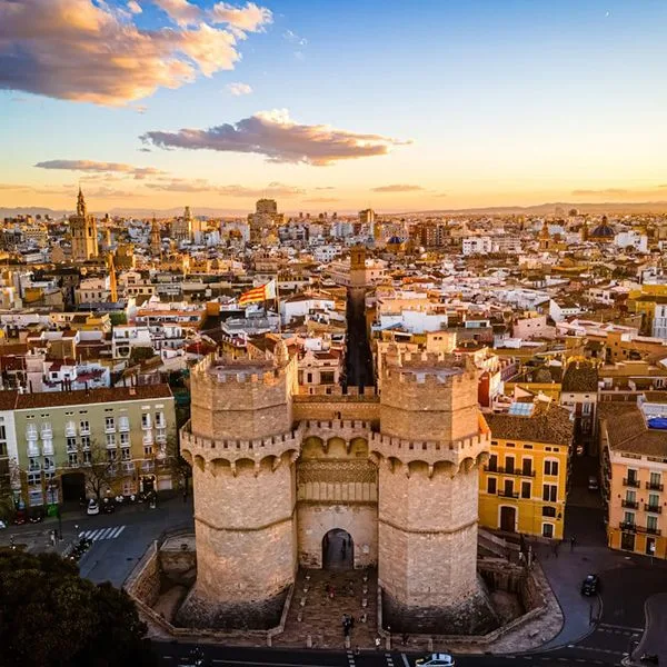 Vista local de Valencia