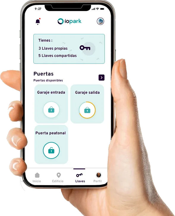 Aplicación móvil IOPark para controlar accesos en León