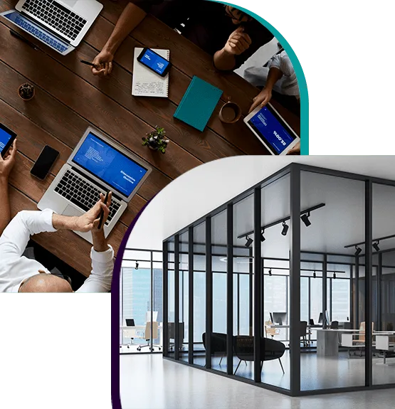 Oficina con control inteligente de accesos