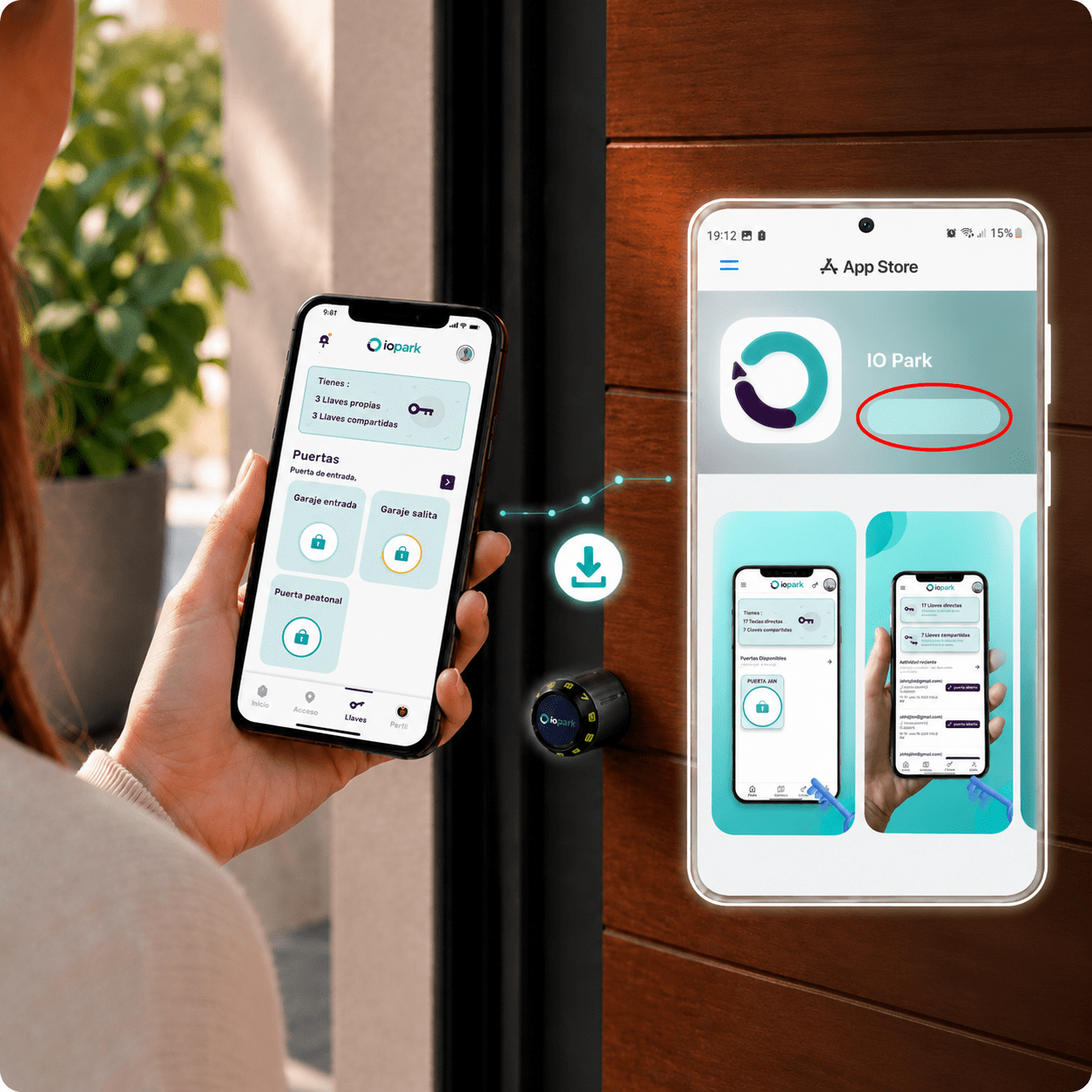 Manual para iniciar sesión en la app IOPark